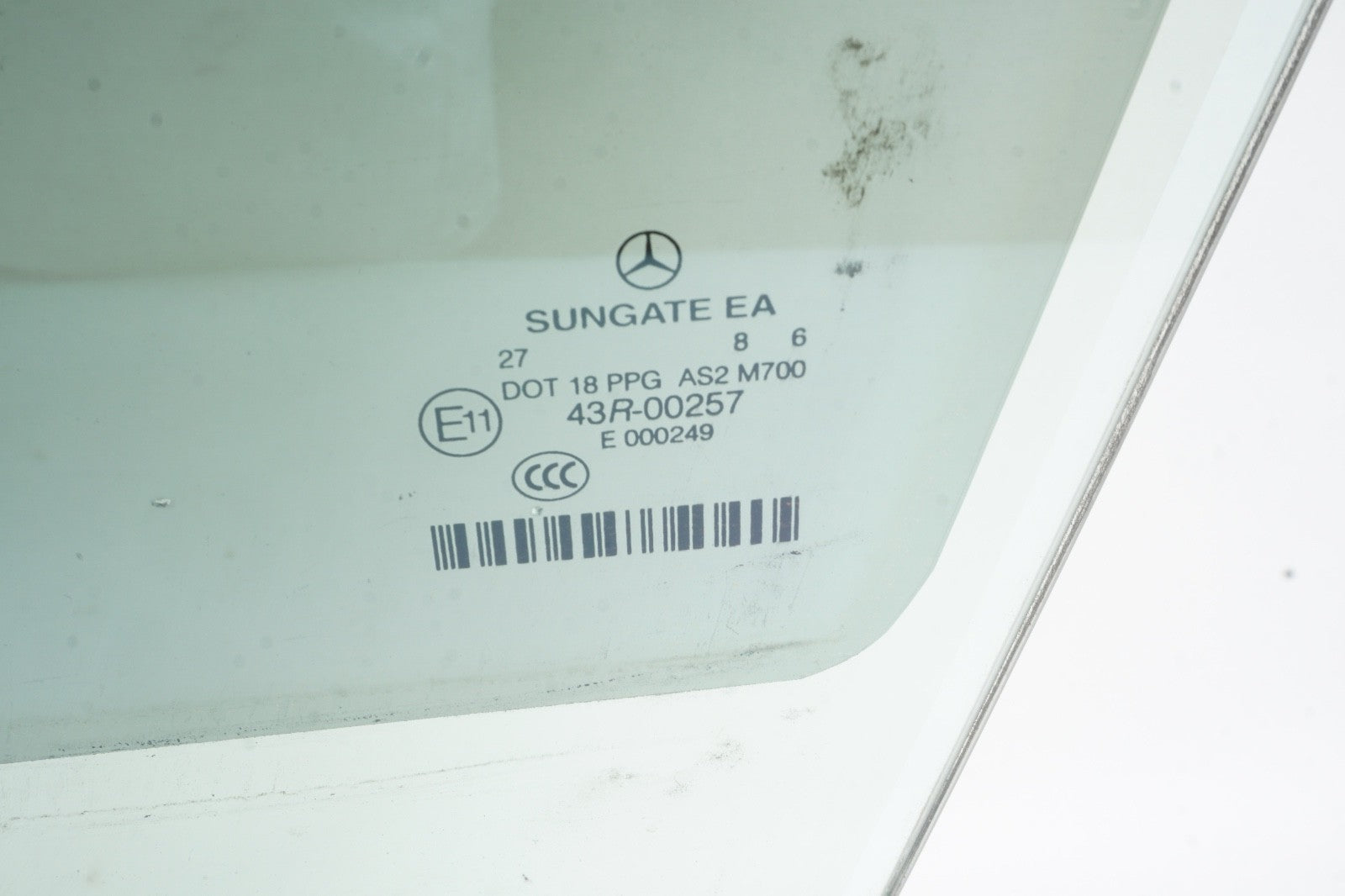 2007-13 Mercedes W221 S550 S450 S600 Front Left Side Door Window Auto Glass OEM