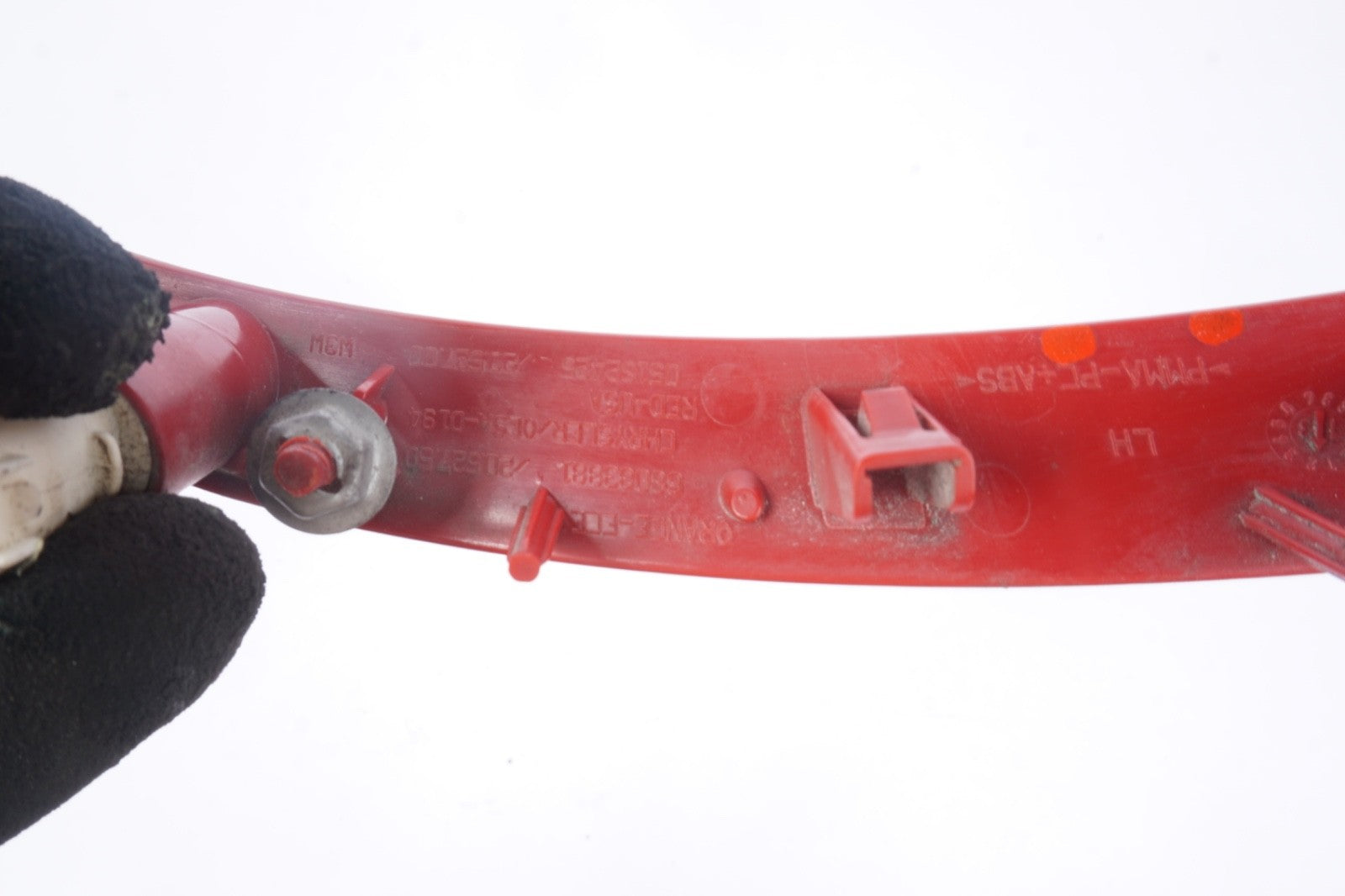12-17 FIAT 500 REAR RIGHT PASSENGER SIDE BUMPER LIGHT REFLECTOR MARKER OEM