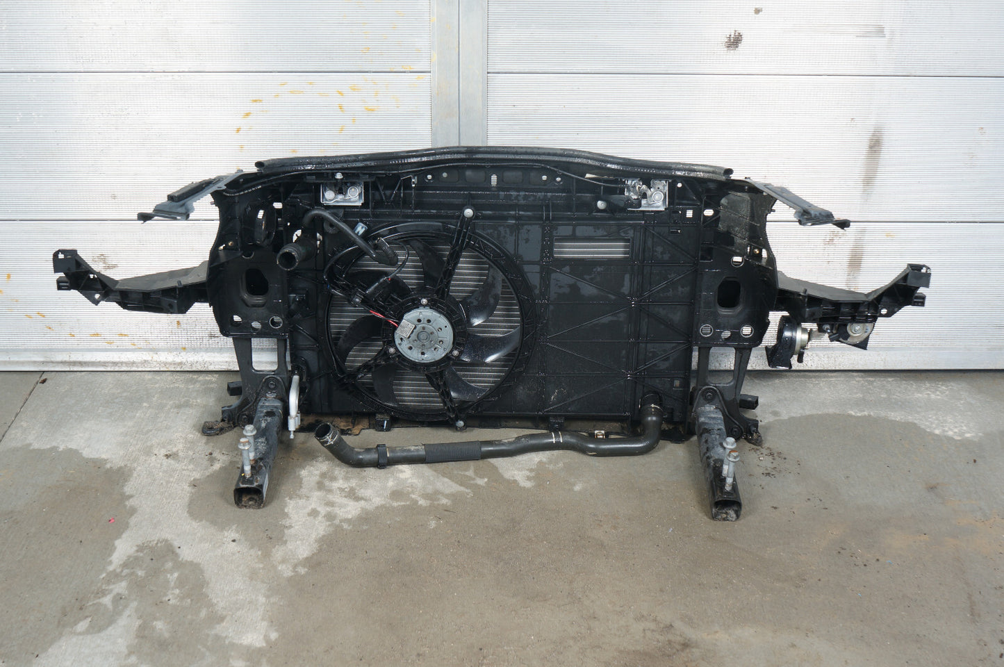 2012 - 2015 MINI COOPER R57 RADIATOR SUPPORT & FAN W/ BUMPER REINFORCEMENT OEM