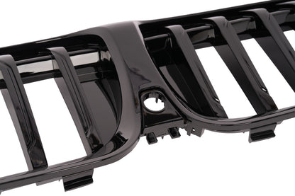 For 2019 - 2022 BMW 330i Sedan Grille Grill Gloss Black W/Camera Option