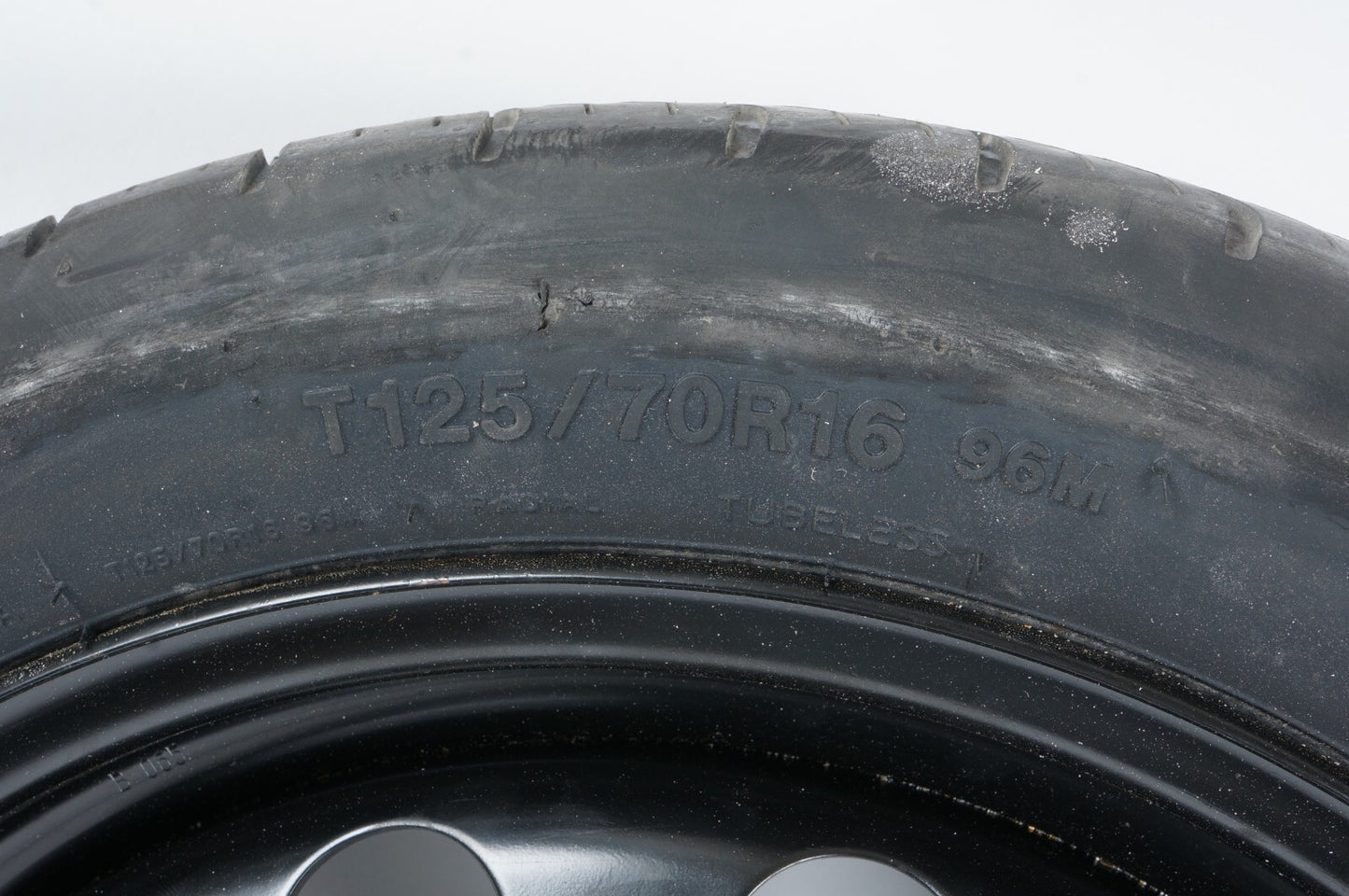 2007 - 2016 VOLKSWAGEN EOS SPARE TIRE T125/70R16 OEM