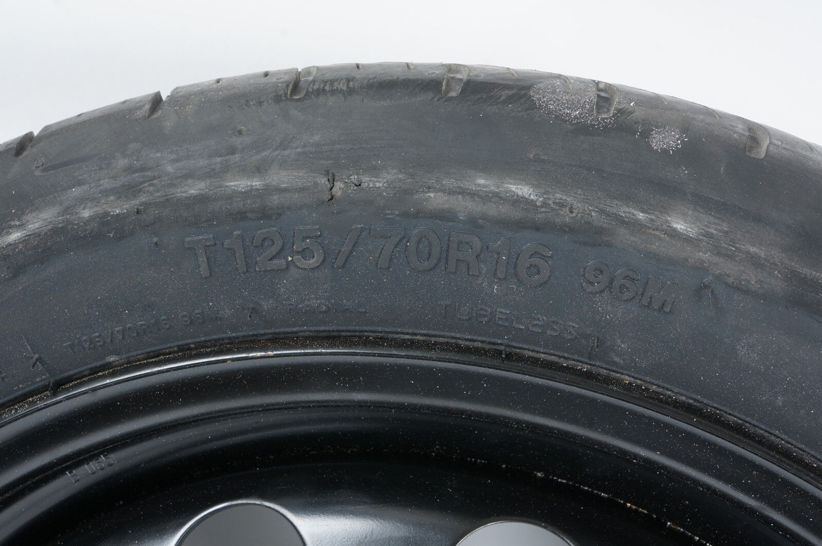 2007 - 2016 VOLKSWAGEN EOS SPARE TIRE T125/70R16 OEM