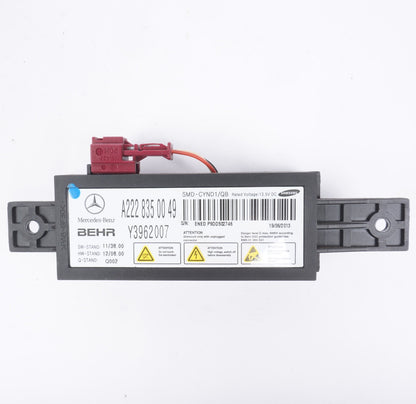 2014 - 2017 MERCEDES S550 W222 AIR CONDITIONING CONTROL MODULE OEM A2228350049