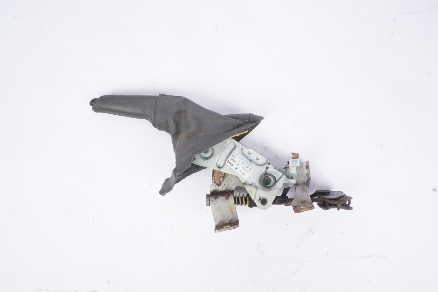 03-08 BMW E85 E86 Z4 Parking Emergency Handbrake Lever Leather Assembly