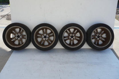 08-14 Mercedes C250 C300 C350 W204 ALLOY WHEEL RIM & TIRE R17 SET OF 4 OEM