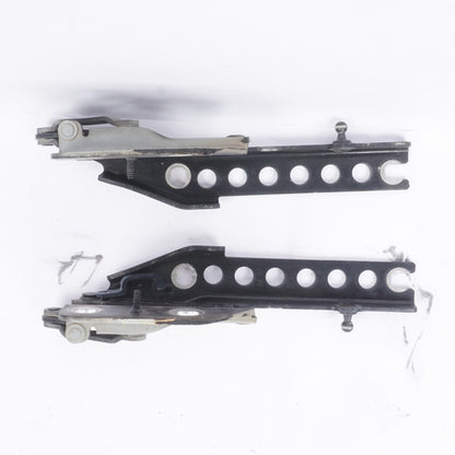 04-10 Audi A8 Quattro Left & Right Front Hood Hinge Pair OEM 4E0823302 Black