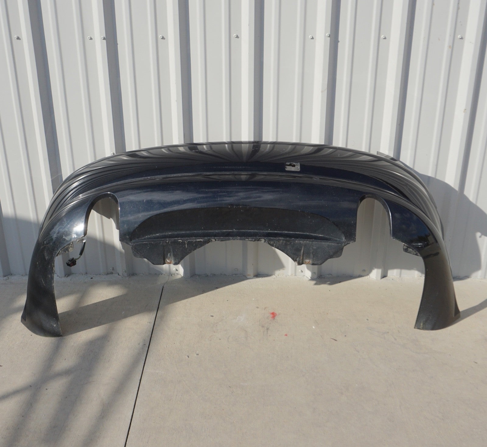 2004 - 2010 AUDI A8 A8L Rear Bumper Cover W/ Park Assist Black