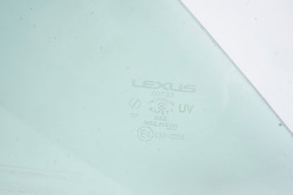 2002 - 2010 LEXUS SC430 Z40 REAR LEFT PASSENGER SIDE DOOR QUARTER WINDOW GLASS
