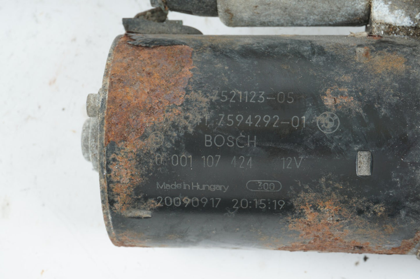 2008 - 2013 BMW X6 Xdrive35I STARTER MOTOR 7521123 OEM
