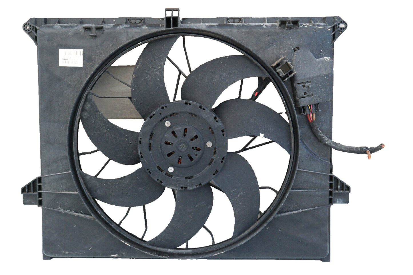 06-13 Mercedes W251 R350 ML350 COOLING FAN MOTOR SHROUD A1645000593 OEM