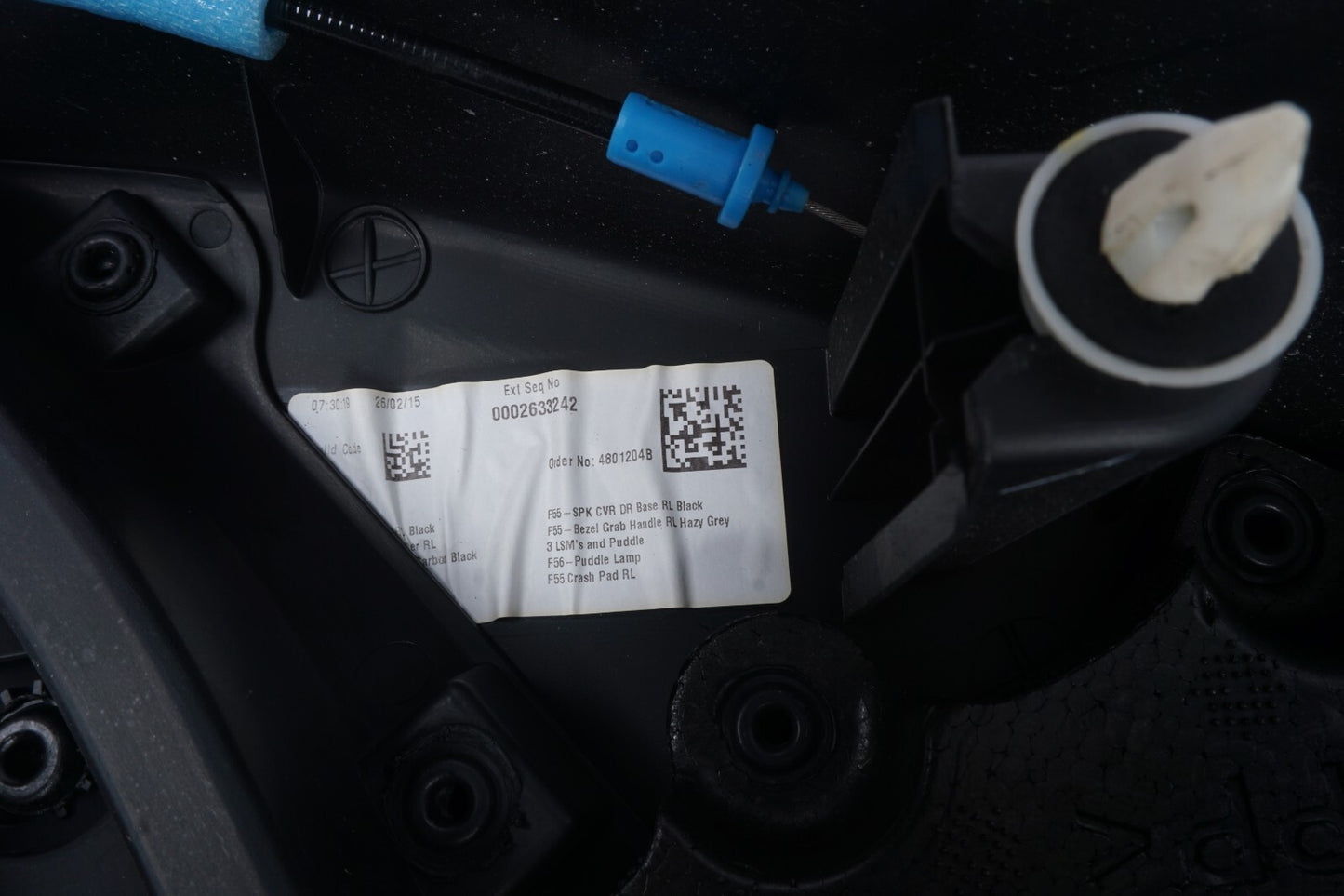 2015-2021 Mini Cooper 4 Door Rear Left Driver Side Door Panel Trim OEM