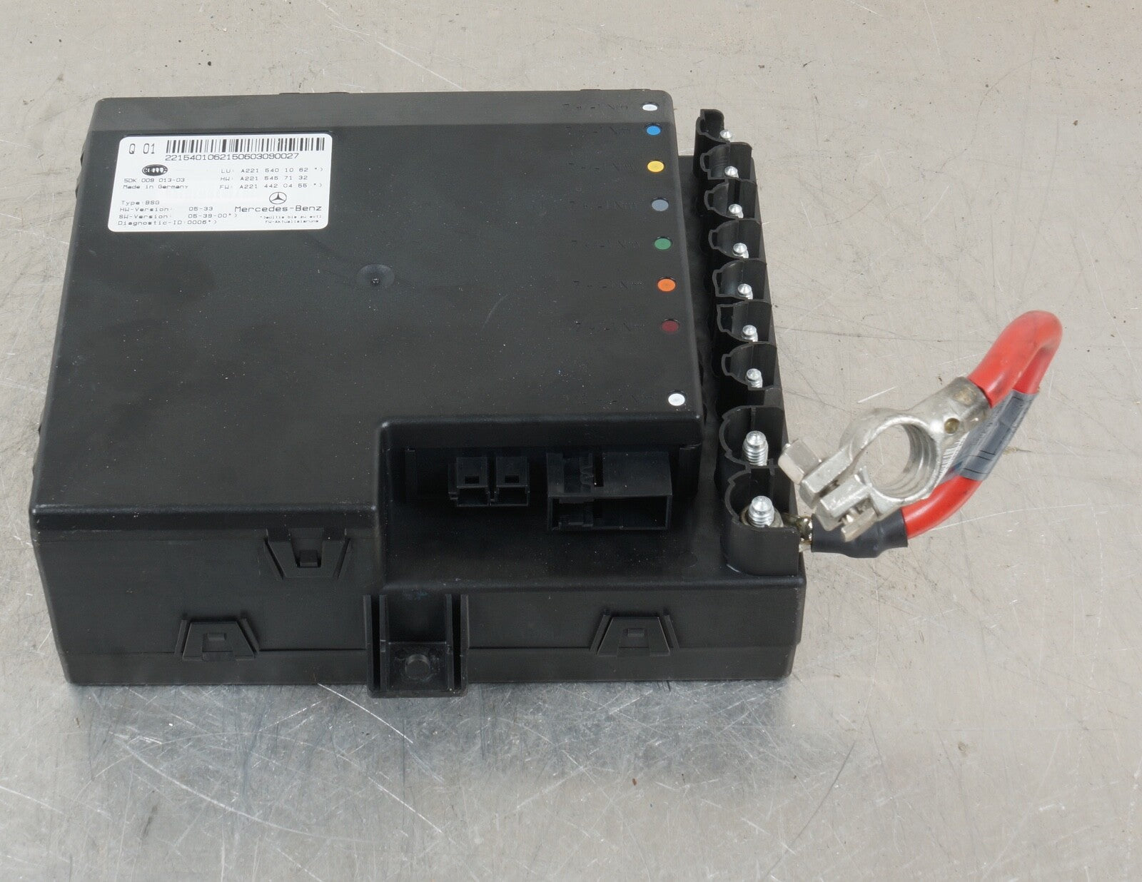07-14 Mercedes W216 CL63 CL550 Electric Power Supply Control Fuse Box Module OEM