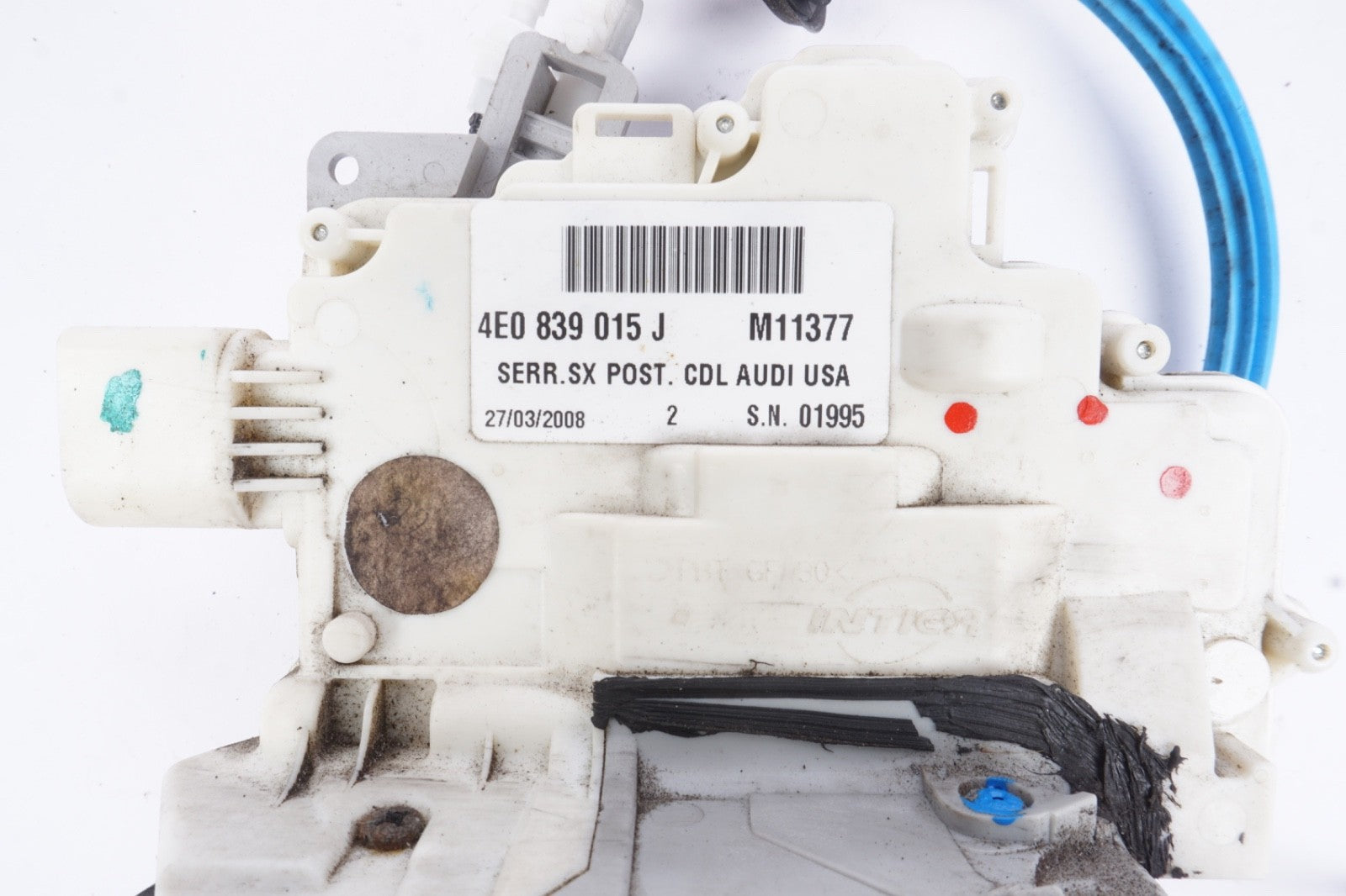 2004 - 2010 AUDI A8 A8L - REAR LEFT DOOR LOCK ACTUATOR LATCH