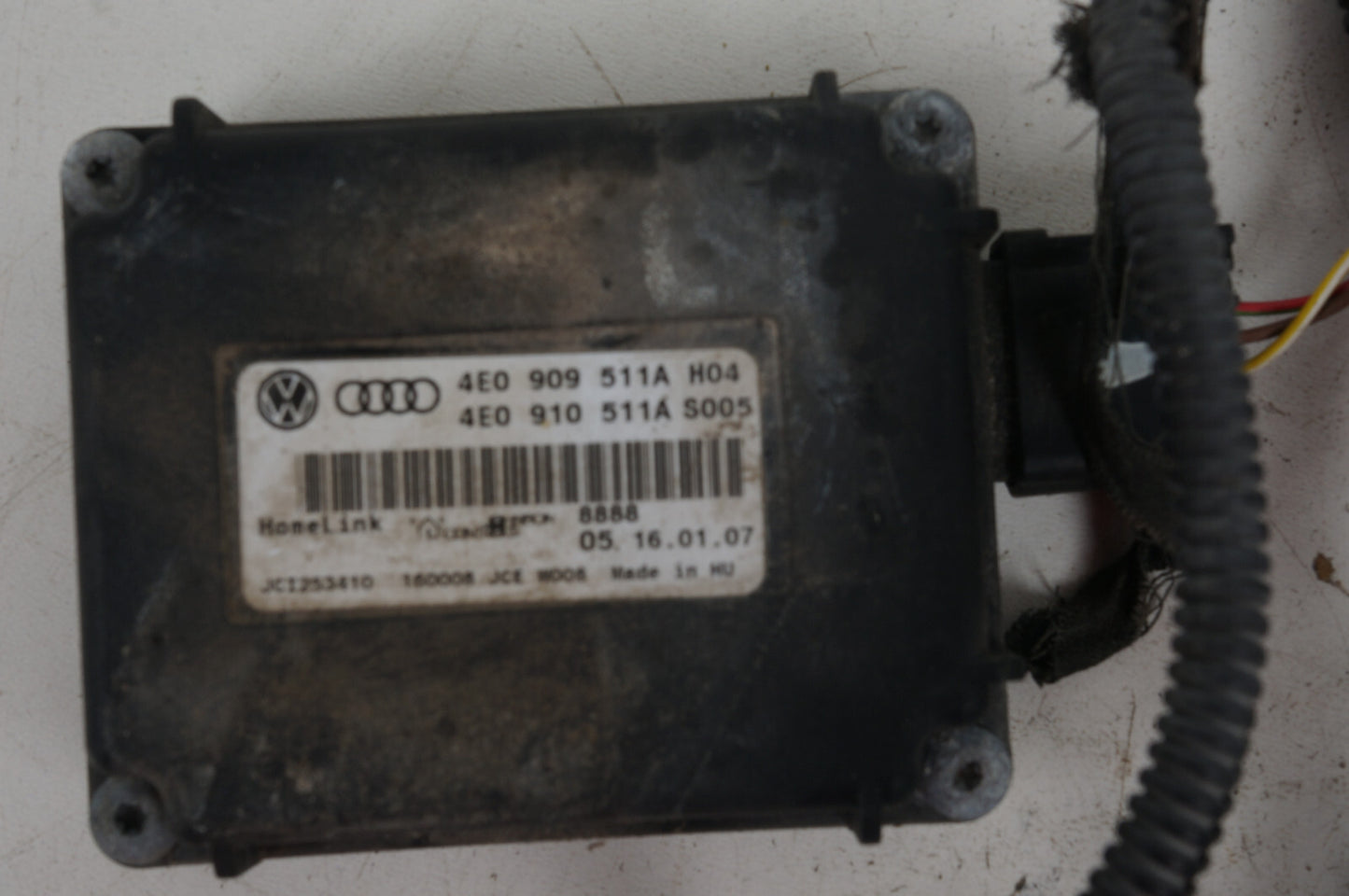 05 - 10 Audi A8 S8 FRONT PARKING PDC DISTANCE WIRE HARNESS SENSORS 4E0971095 OEM
