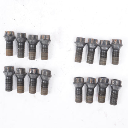 08-14 Mercedes W204 C300 C350 Wheel Lug Nut Bolt SET Of 16 OEM