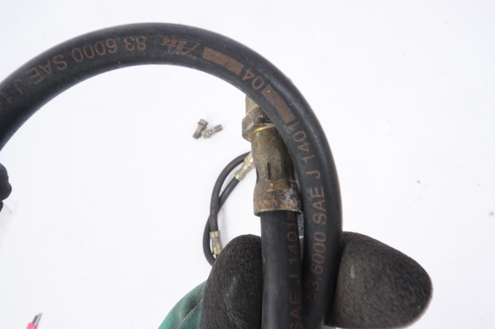 Vintage Genuine Mercedes Brake Line Hose PAIR