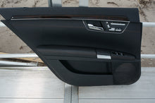 10-13 MERCEDES W221 S550 REAR LEFT DRIVER SIDE DOOR PANEL TRIM OEM
