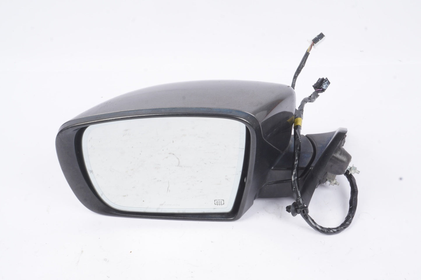 14-17 Maserati Ghibli Quattroporte Front Left Side Door Rear View Mirror Gray