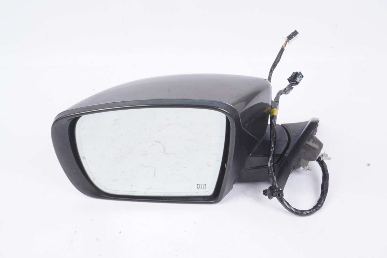 14-17 Maserati Ghibli Quattroporte Front Left Side Door Rear View Mirror Gray