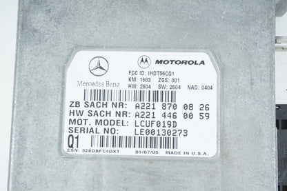 2003-2008 Mercedes SL500 R230 Voice Communication Control Module 2218700826 OEM