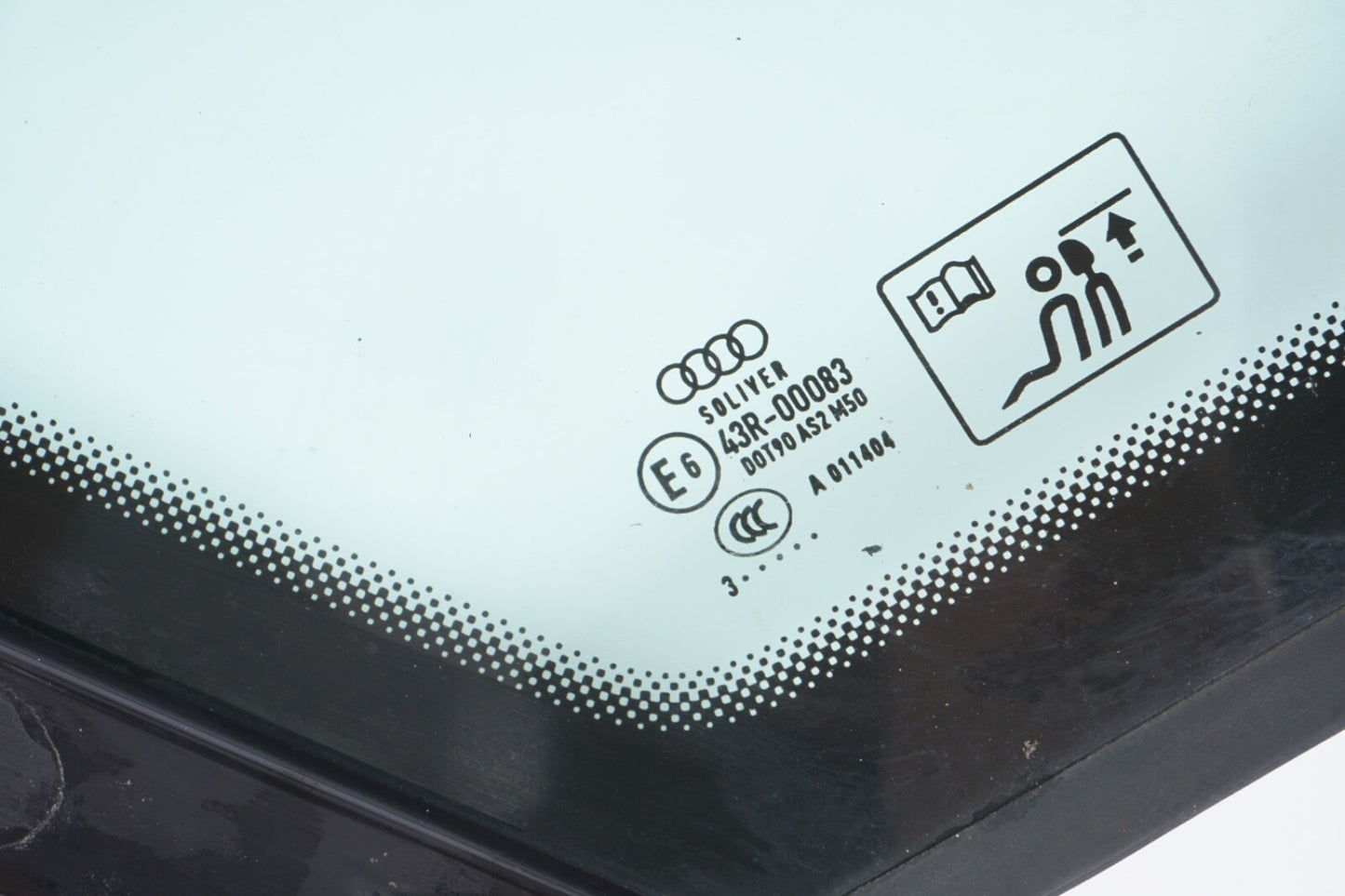 2011 - 2018 AUDI A8 REAR QUARTER WINDOW GLASS LEFT DRIVER SIDE OEM