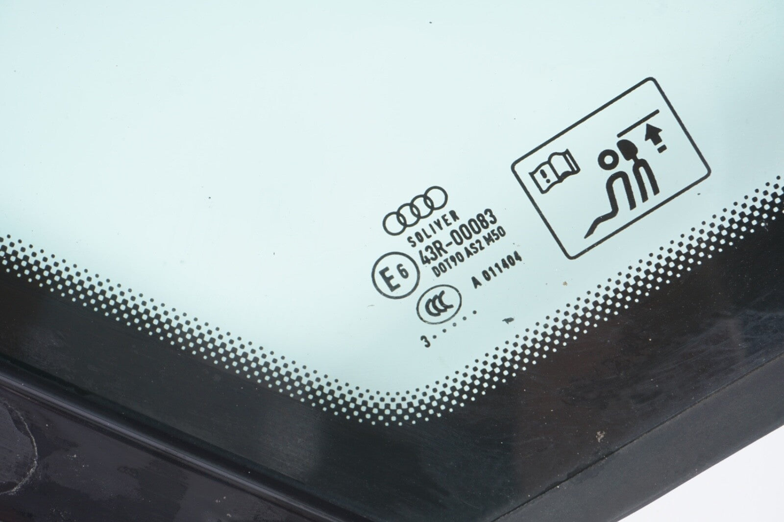 2011 - 2018 AUDI A8 REAR QUARTER WINDOW GLASS LEFT DRIVER SIDE OEM