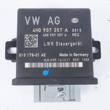 12-15 AUDI C7 A6 A7 HEADLIGHT LAMP RANGE CONTROL MODULE 4H0907357B OEM