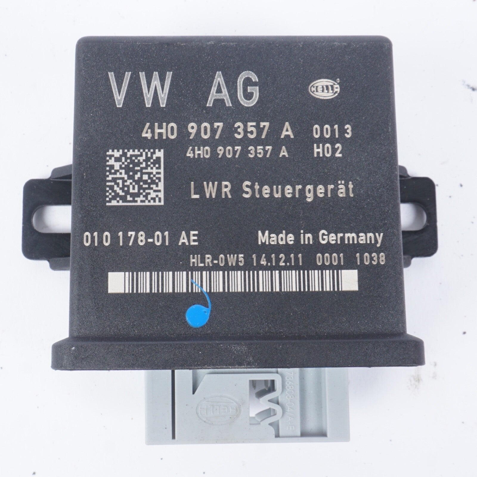 12-15 AUDI C7 A6 A7 HEADLIGHT LAMP RANGE CONTROL MODULE 4H0907357B OEM