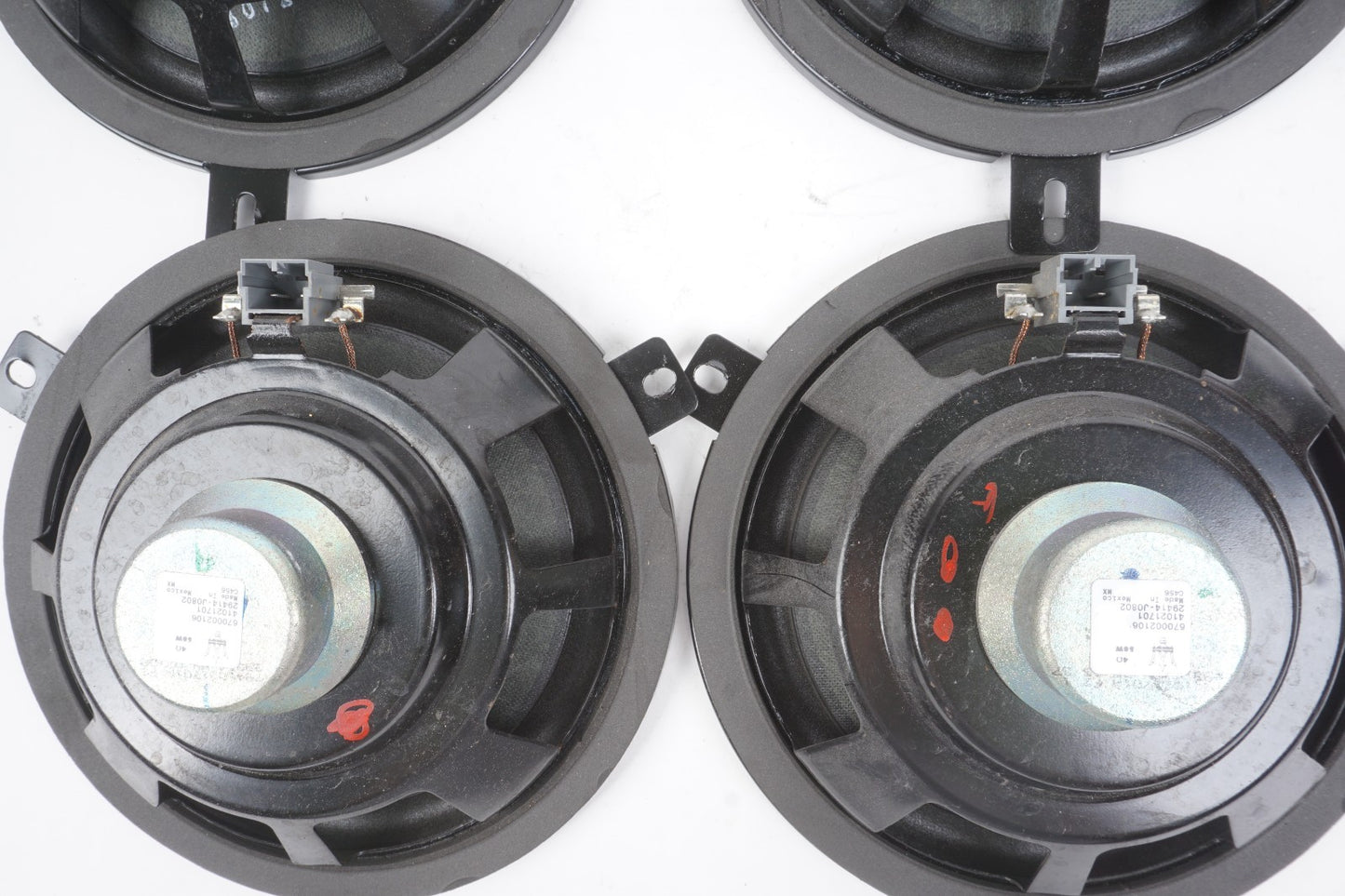 2014 - 2020 Maserati Ghibli Rear Subwoofer Speaker Tweeter Set Of 8 OEM