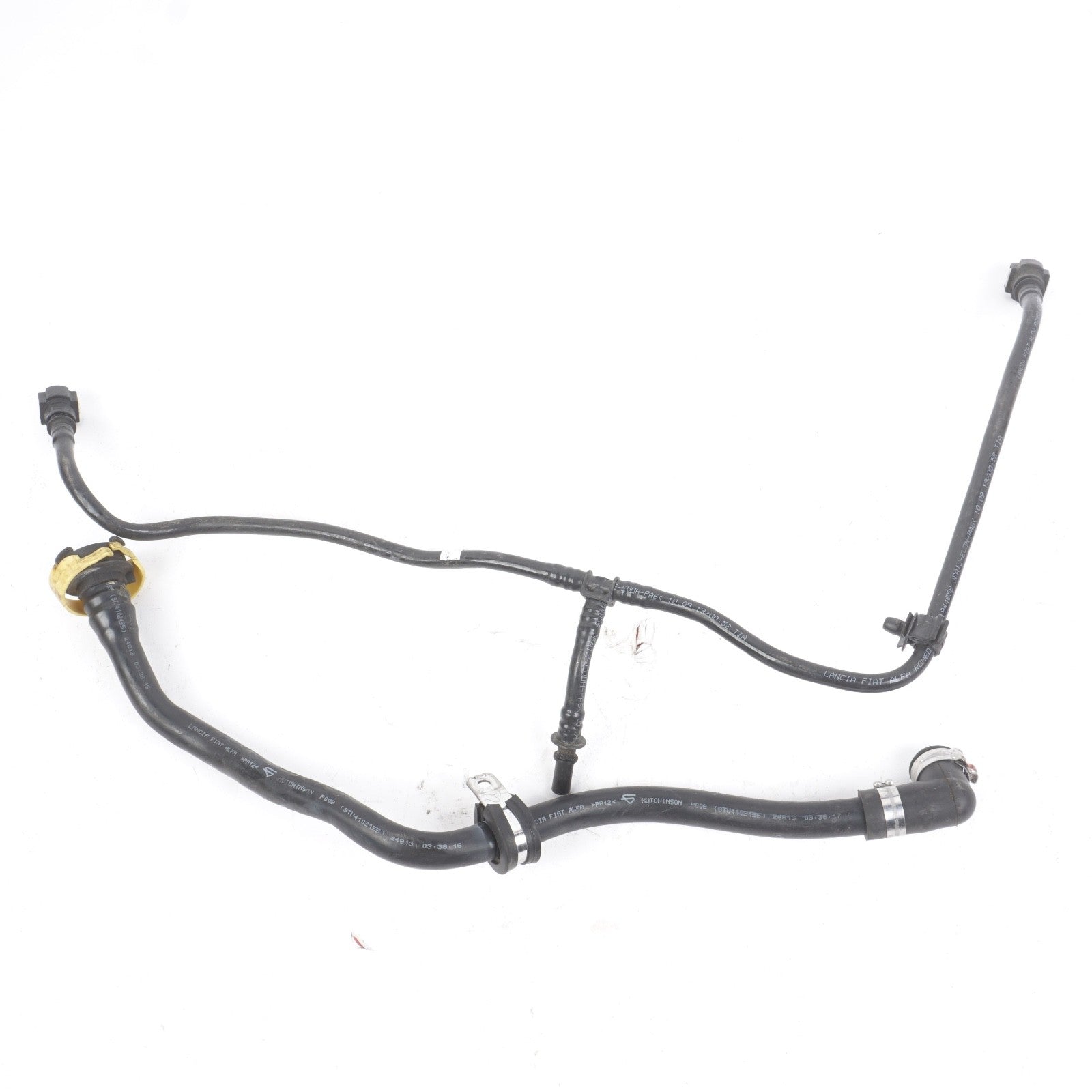 2014-2019 fiat 500L 500X 1.4L engine pcv oil separator hose set lot 2 oem