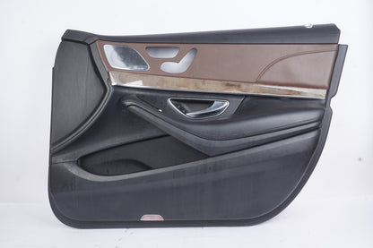 14-17 Mercedes W222 S550 S550e Front Right Passenger Side Door Panel Black OEM