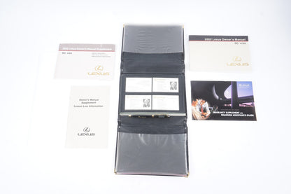 2002 Lexus SC430 Owner's Manual Book & Case OEM