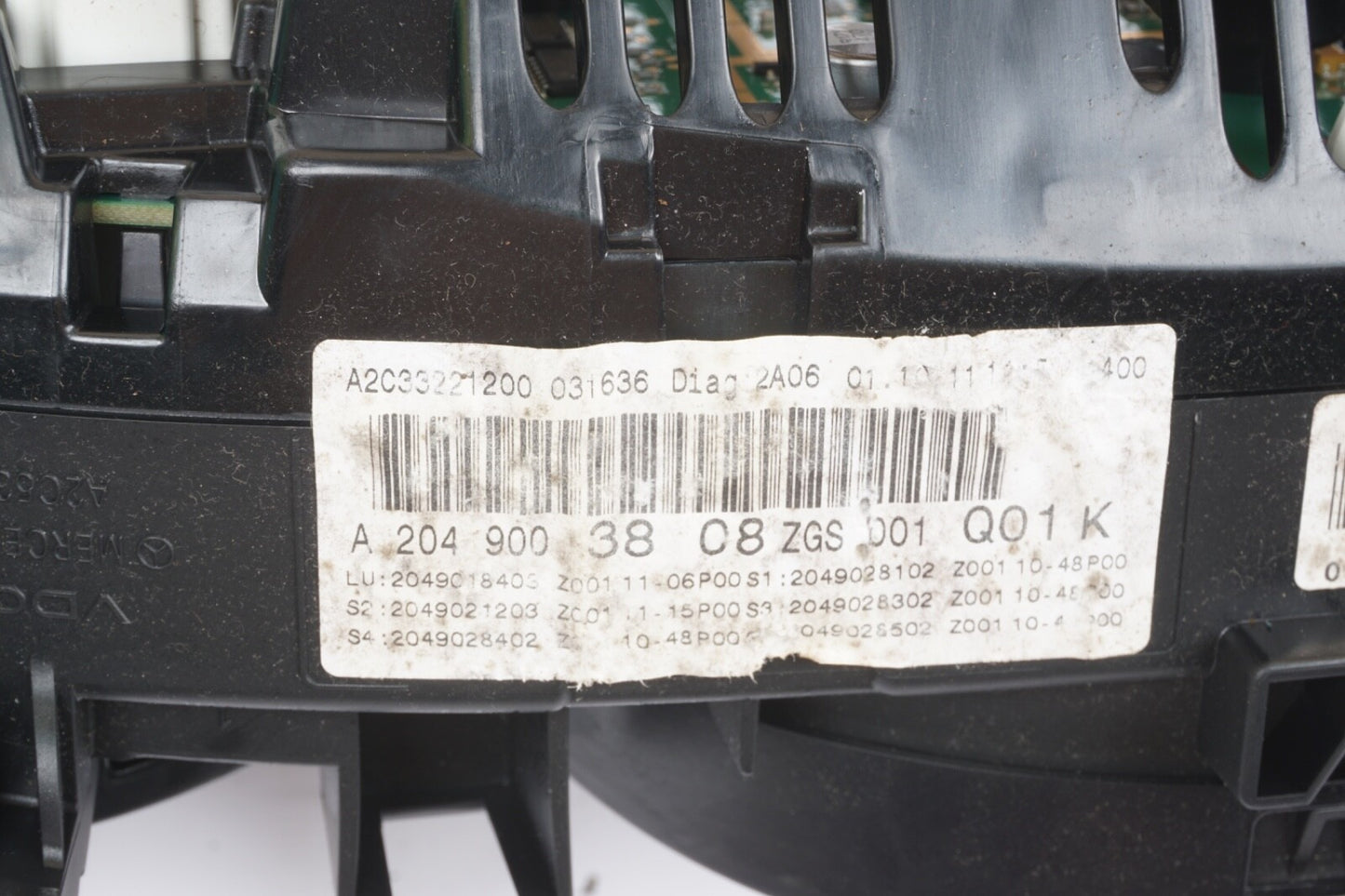 12-14 Mercedes W204 C250 C300 C350 Instrument Speedometer Cluster OEM 55k