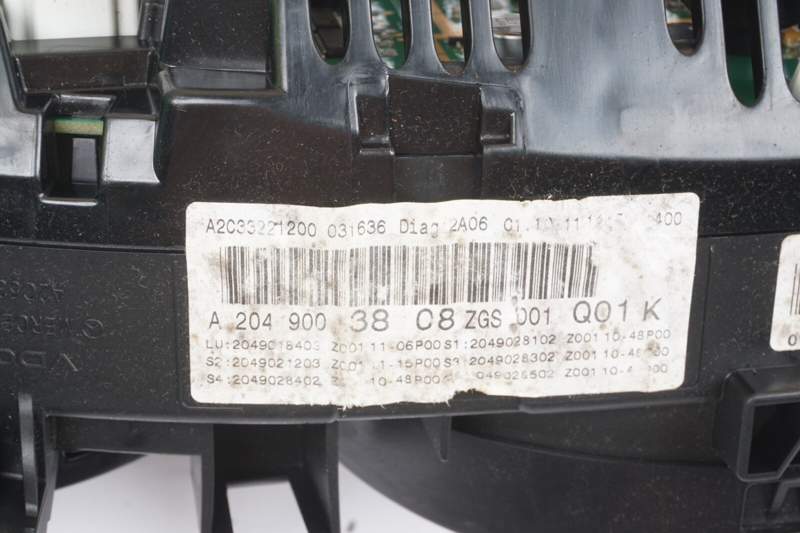 12-14 Mercedes W204 C250 C300 C350 Instrument Speedometer Cluster OEM 55k