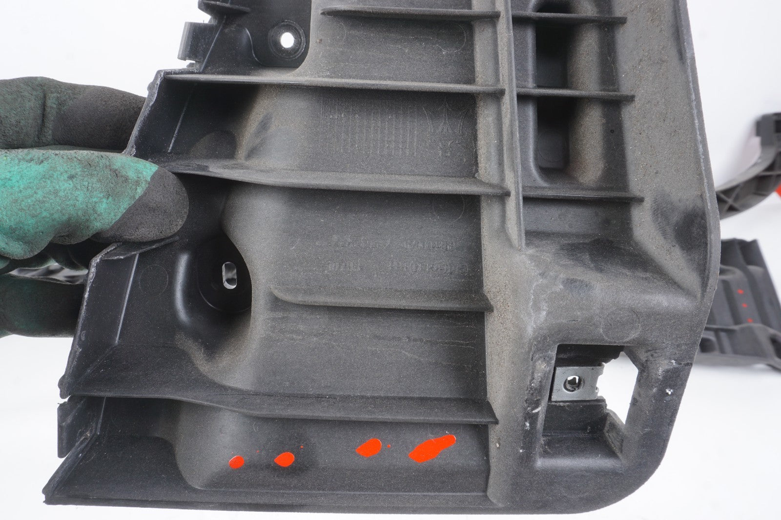2014 - 2017 Maserati Ghibli Rear Bumper Support Mount Bracket Set OEM