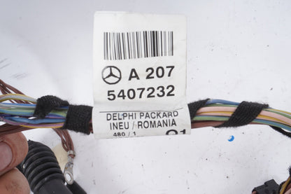 2012 2013 Mercedes E350 W207 Convertible trunk wiring harness Cabriolet