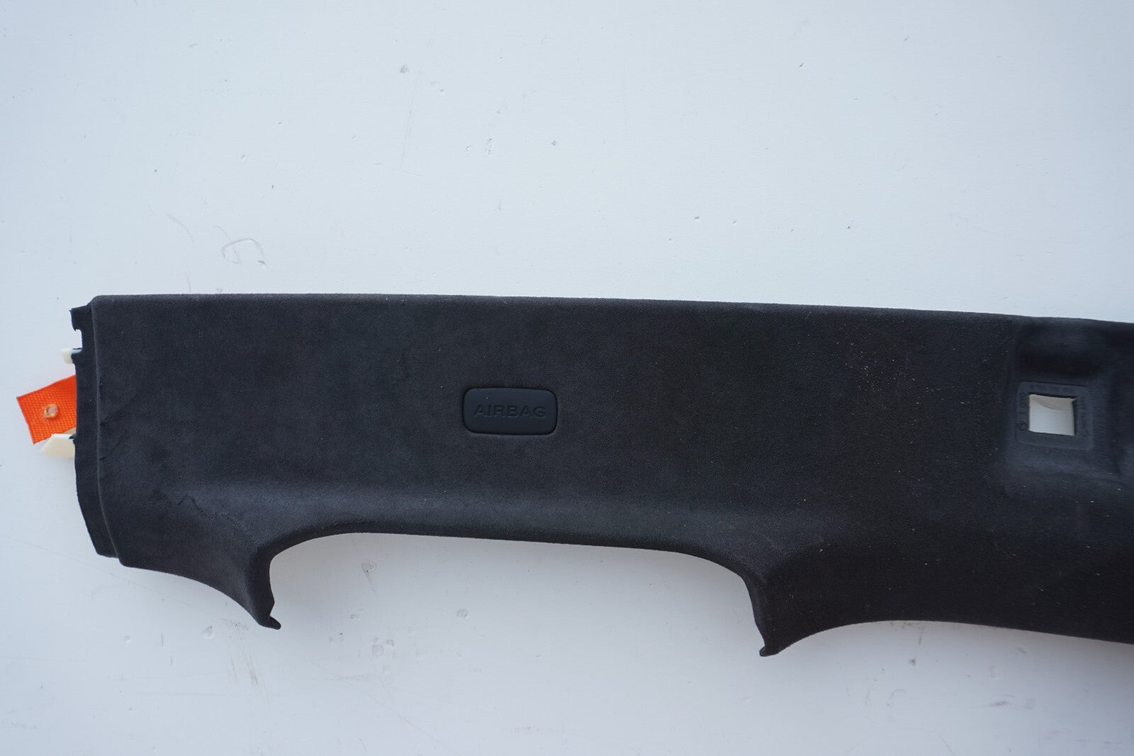 11-17 AUDI A8 A8L S8 FRONT LEFT A PILLAR TRIM COVER ALCANTARA OEM