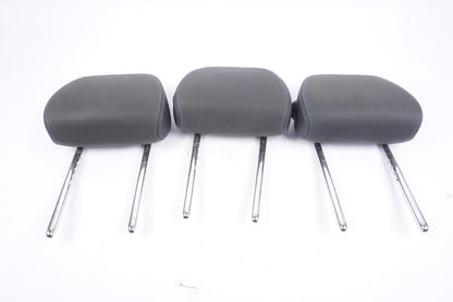 2018 - 2023 BMW X2 F39 OEM REAR RIGHT CENTER & LEFT SIDE HEADREST SET (3) BLACK