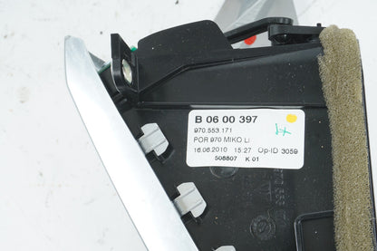 10 - 16 PORSCHE PANAMERA REAR LEFT DRIVER SIDE CENTER CONSOLE AIR VENT OEM