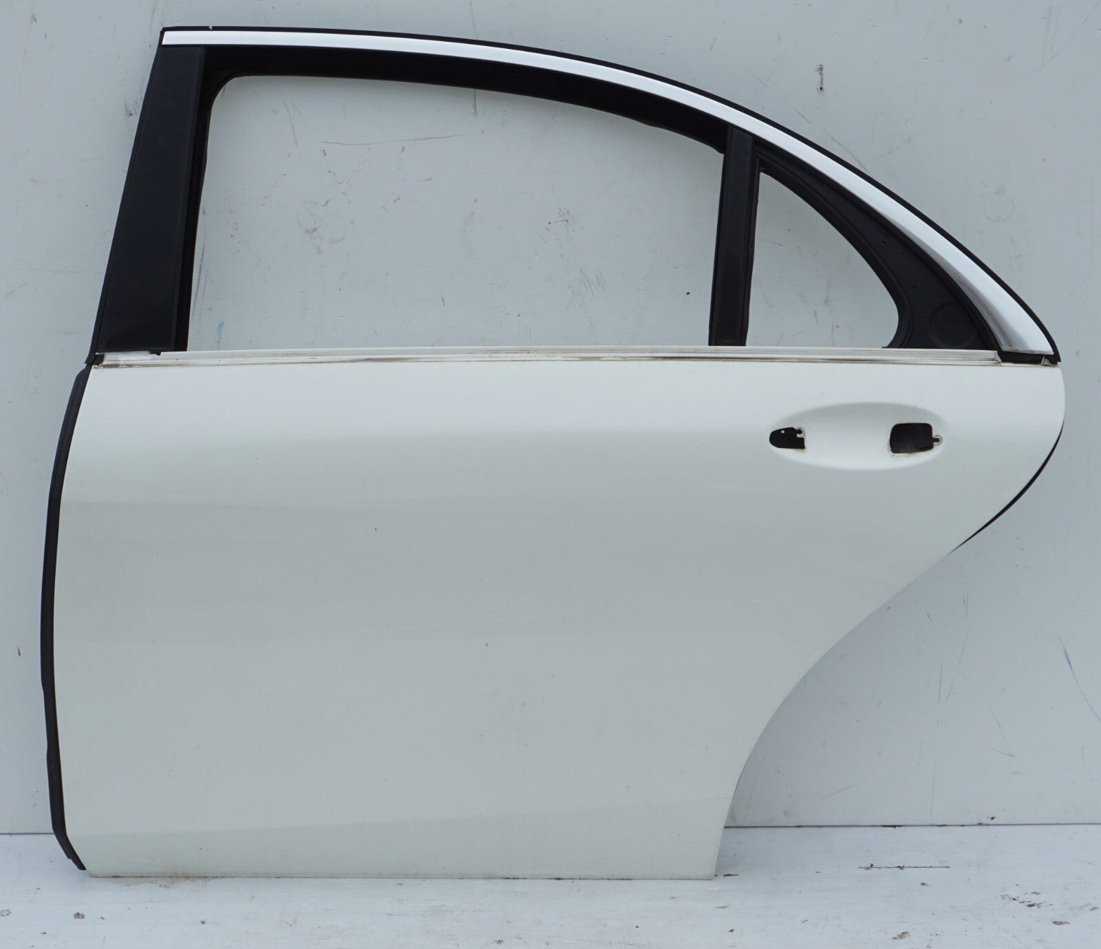 14-20 Mercedes W222 S600 S550 Rear Left Driver Side Door Shell OEM
