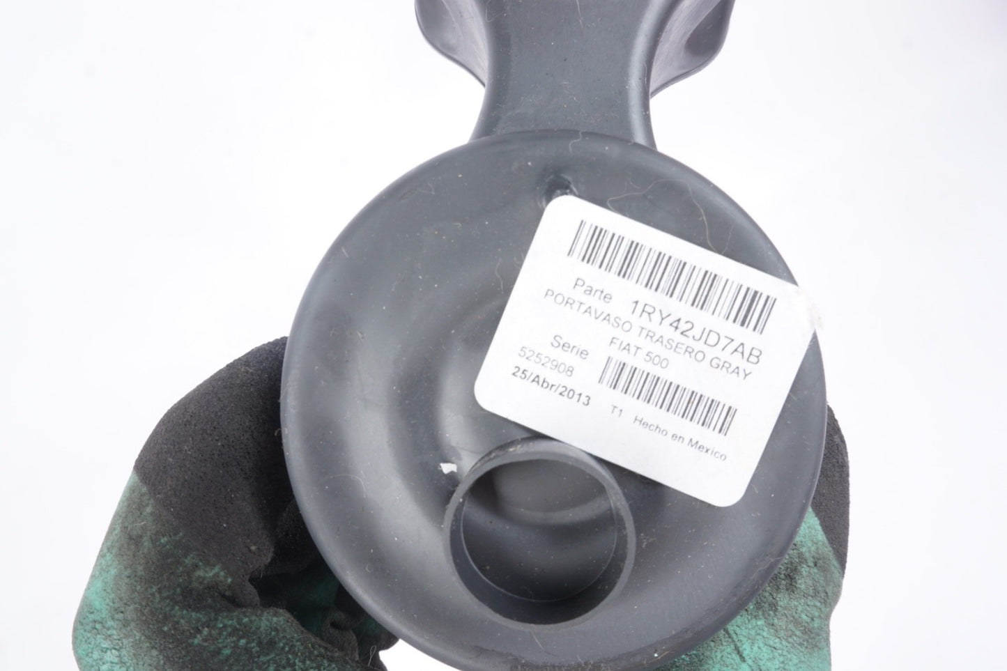 2012 - 17 FIAT 500  Center Console Trim Plastic Cup Holder 1RY40JD7AC
