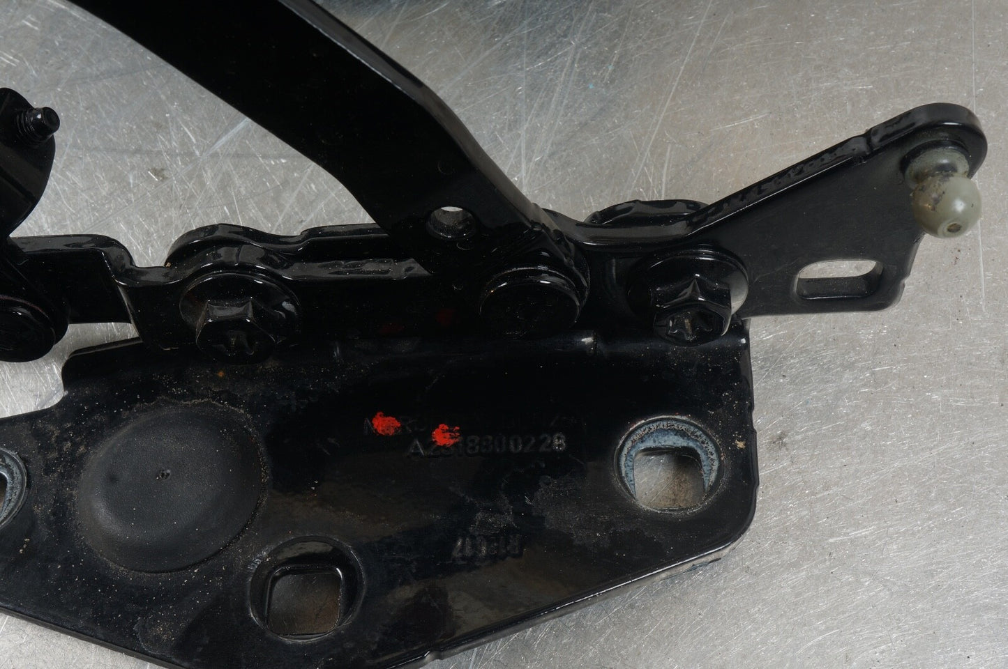 2013-2020 MERCEDES SL CLASS R231 - FRONT HOOD LEFT & RIGHT HINGES PAIR BLACK OEM