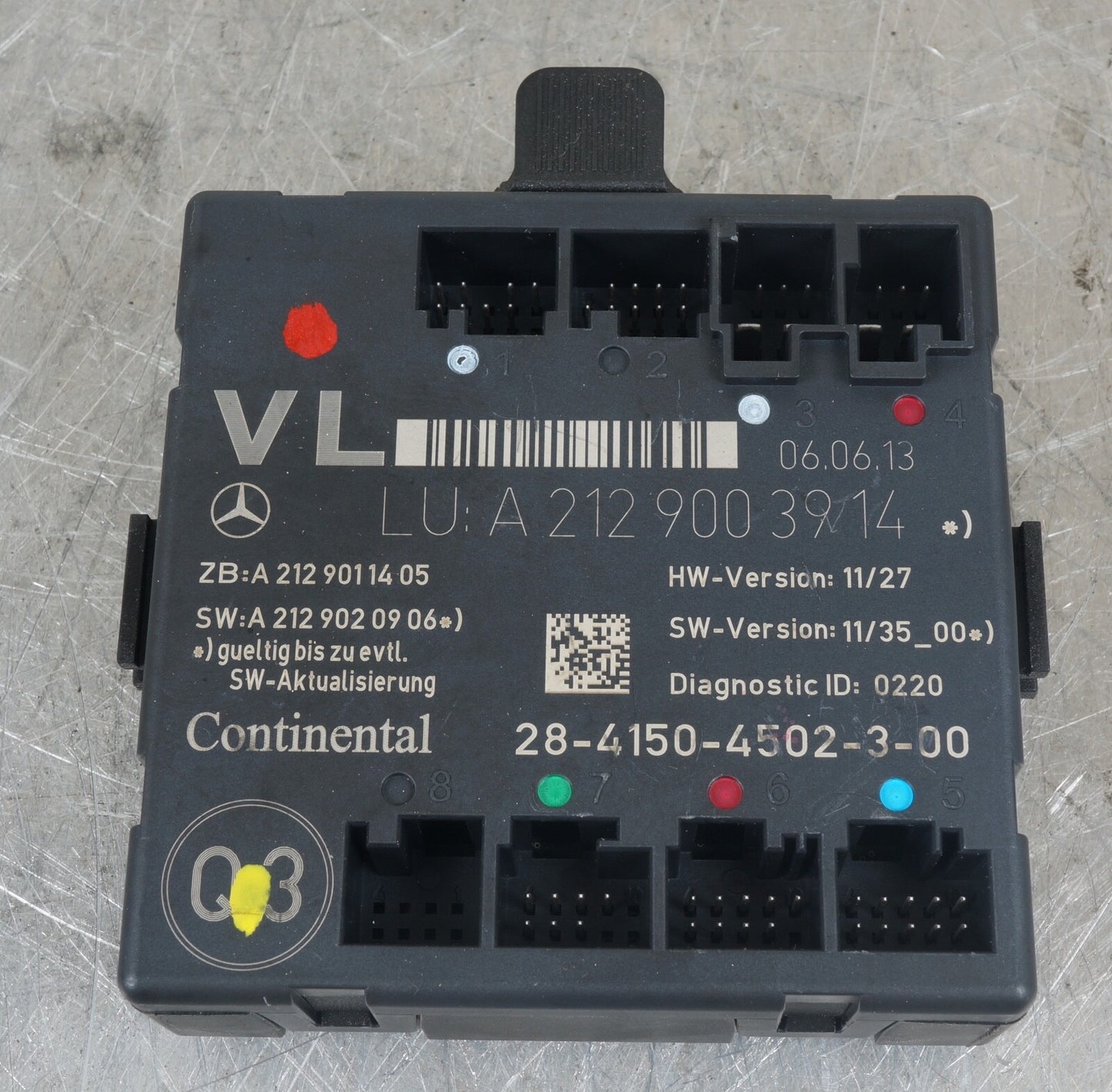 08-14 Mercedes W204 C300 C350 Front Left Side Door Control Module 2129003914 OEM