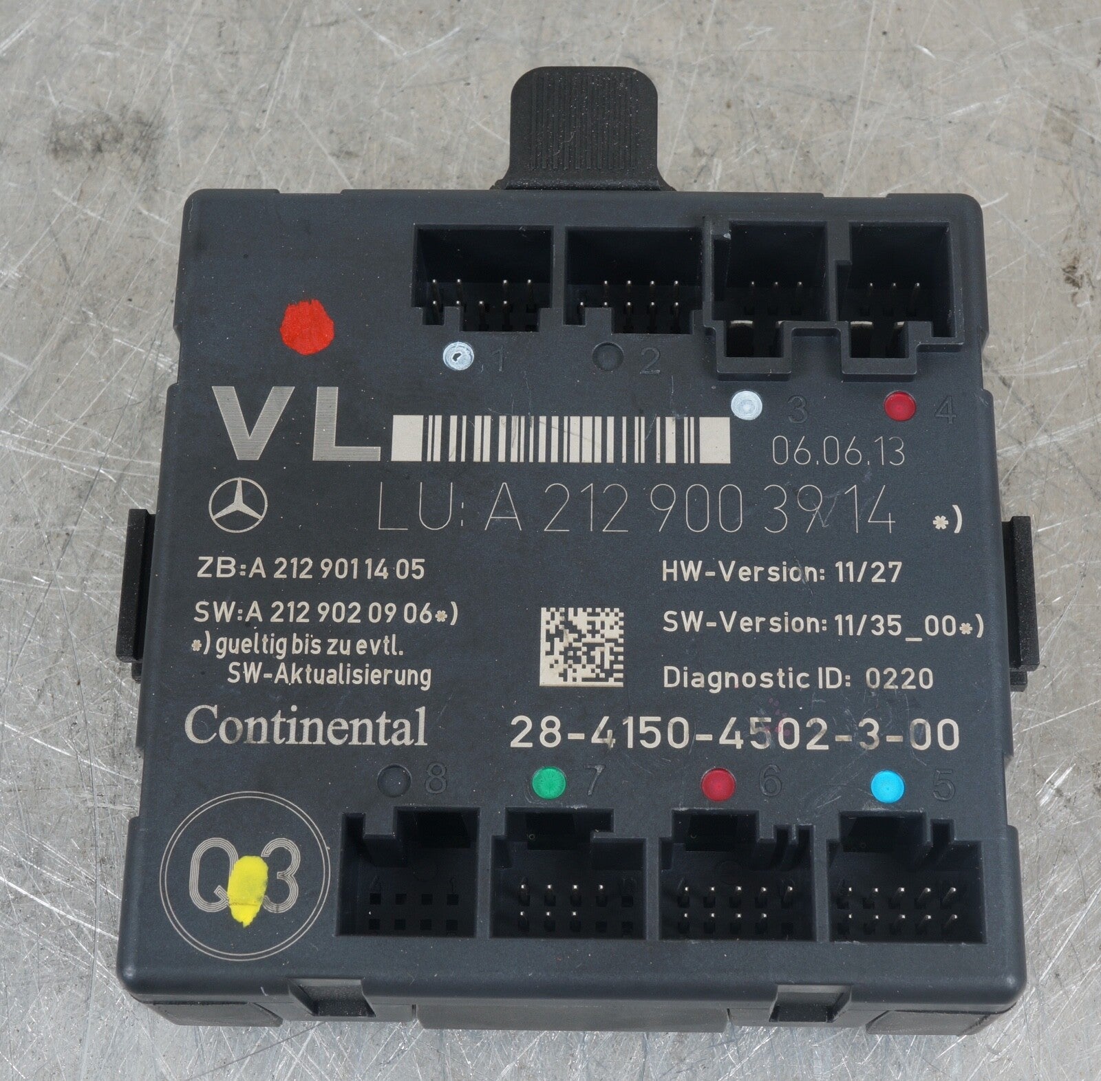 08-14 Mercedes W204 C300 C350 Front Left Side Door Control Module 2129003914 OEM