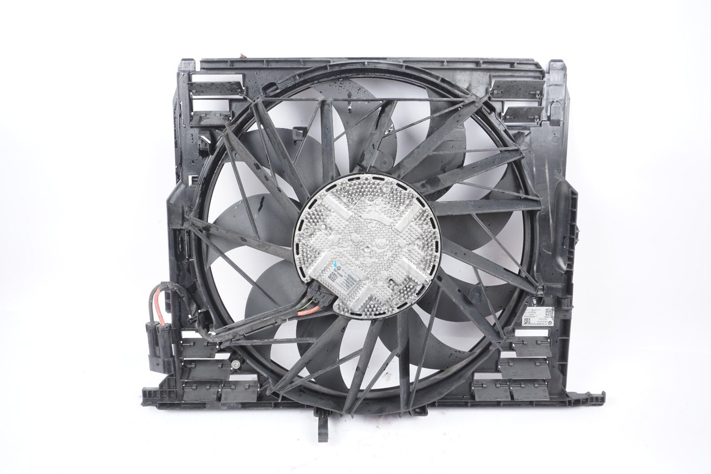 13 - 18 BMW 650I Radiator Cooling Fan Motor Shroud OEM