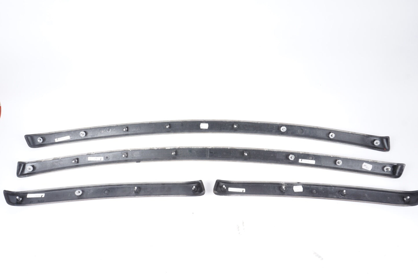 07-13 BMW E92 328i Coupe Front Rear Left Right Door Panel Woodgrain Molding Trim