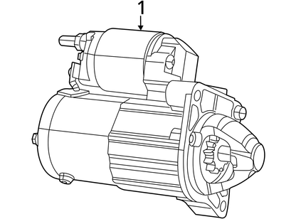 2012-2017 Fiat 500 1.4L Starter Motor 50503 68073160AA