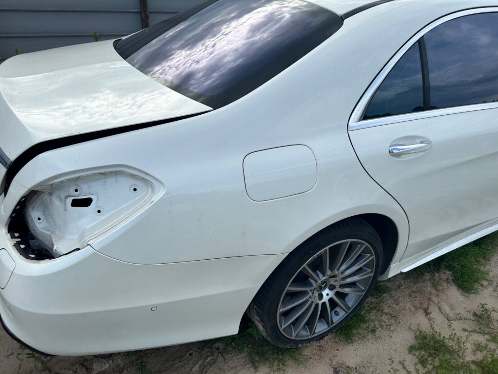2014 - 2017 MERCEDES S500 S550 S550e S600 S63 REAR RIGHT QUARTER PANEL CUT FRAME