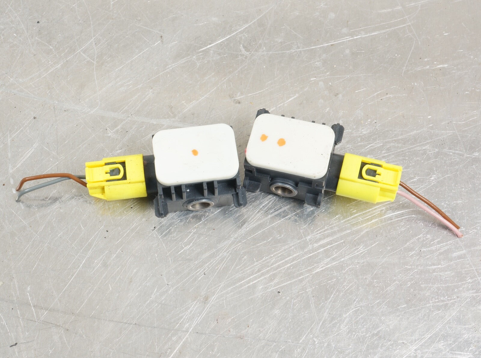 06-18 MERCEDES CL GL ML R S SPRINTER REAR LEFT + RIGHT CRASH IMPACT SENSORS OEM