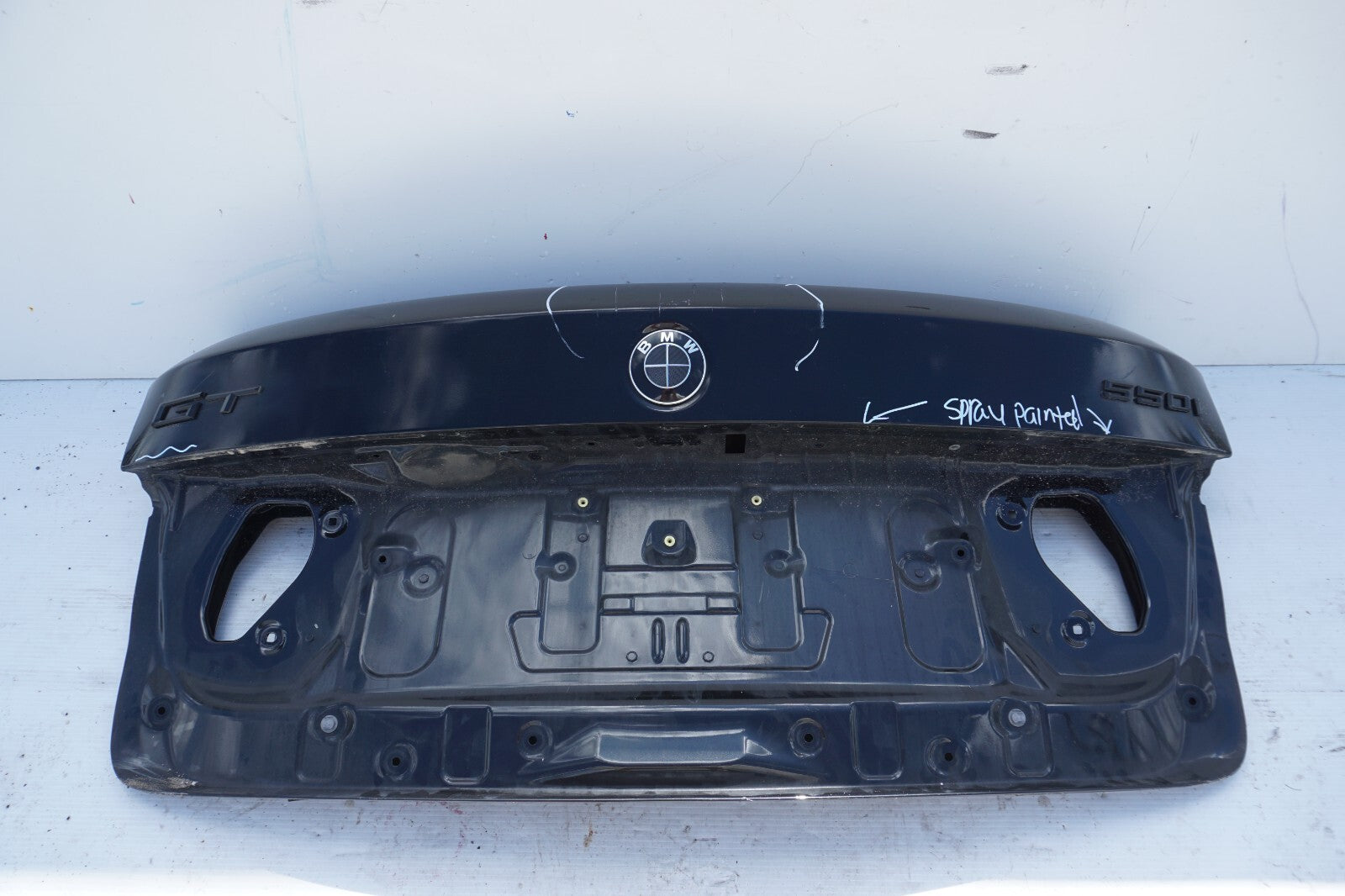 2010-2017 BMW 550I GT F07 REAR TRUNK LID LOWER HATCH TAILGATE OEM